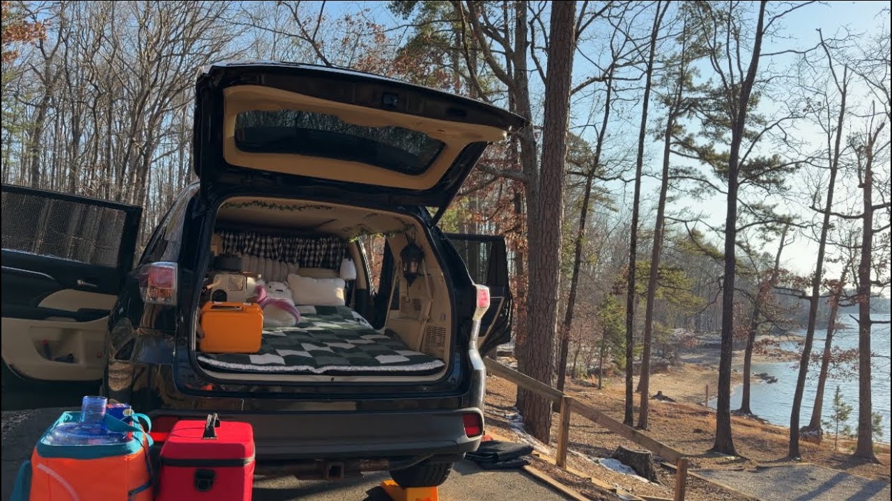 Atlanta Camping Vlog | Solo Car Camping by the Lake