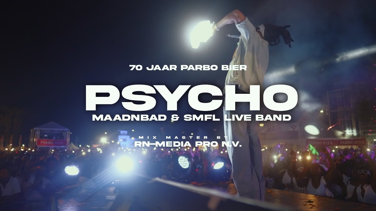 Psycho Maadnbad & SMFL Live Band  70 Jaar Parbo Bier Onafhankelijkheidsplein Suriname