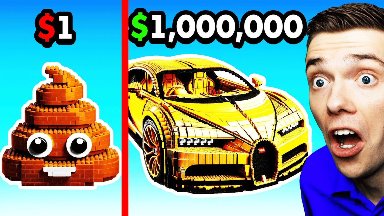 $1 LEGO vs $1,000,000 LEGO