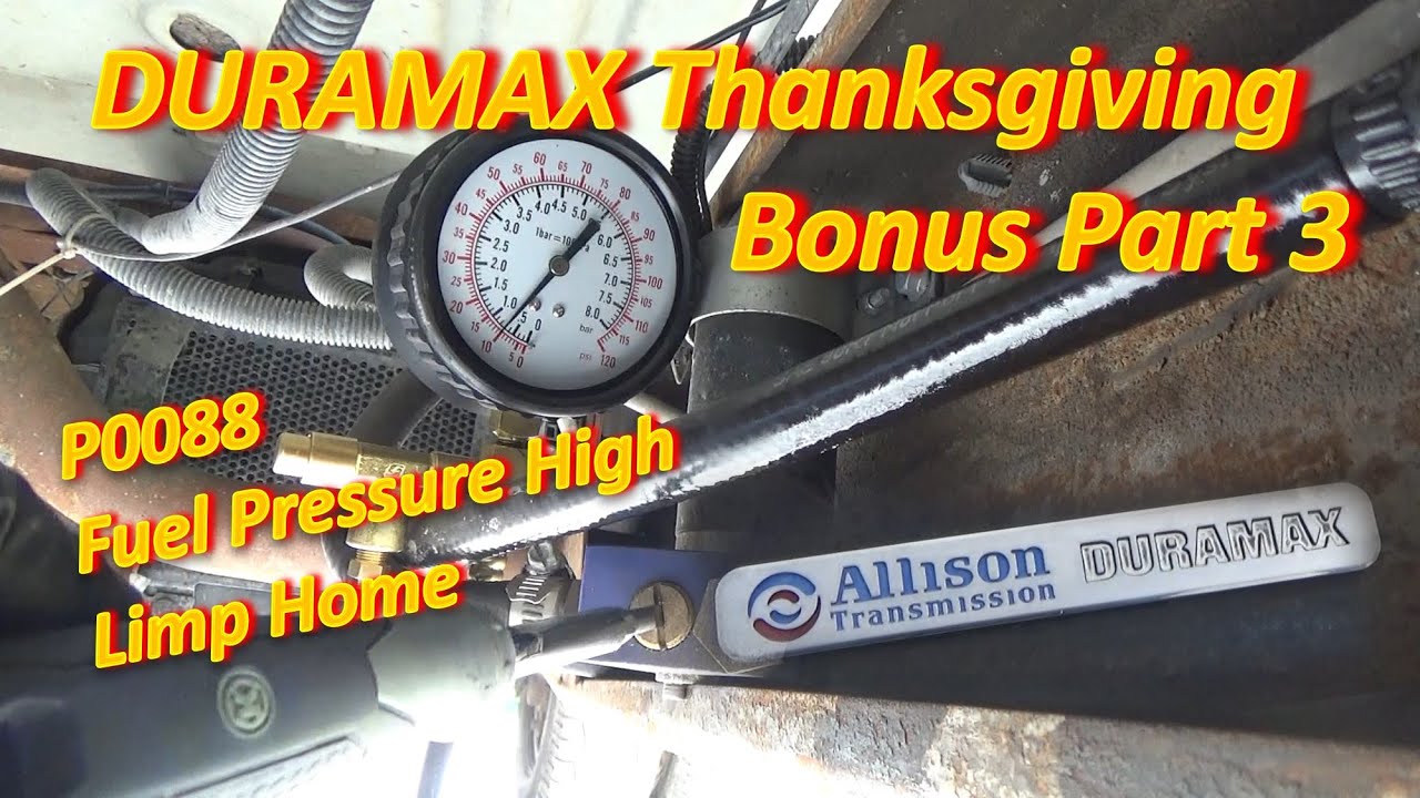 DURAMAX на День благодарения — БОНУС, часть 3! (Limp Home P0088)