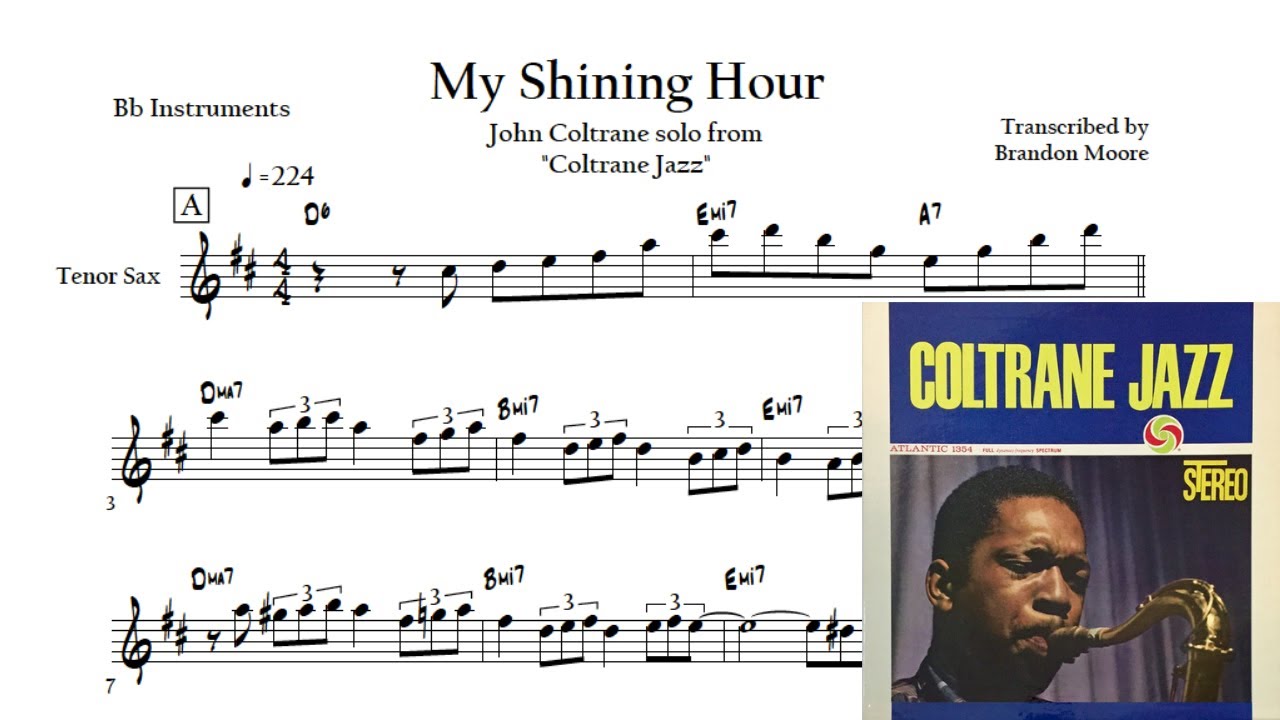 John Coltrane Solo Transcription | 