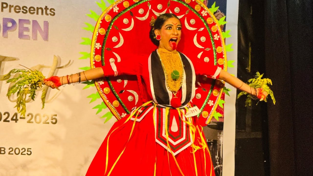 Marutha kolam Folk dance ISC youth fest 2025 Folk dance competition winning performance.