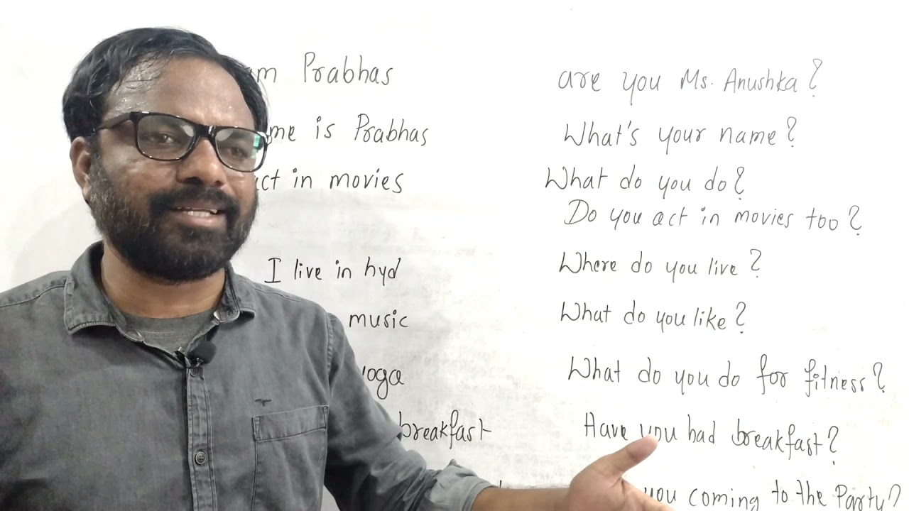 Daily English | Useful Conversation | Spoken english in telugu | English Ramesh