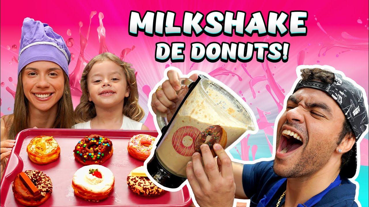 FIZ UM MILK SHAKE DE DONUTS E FICOU… 😭