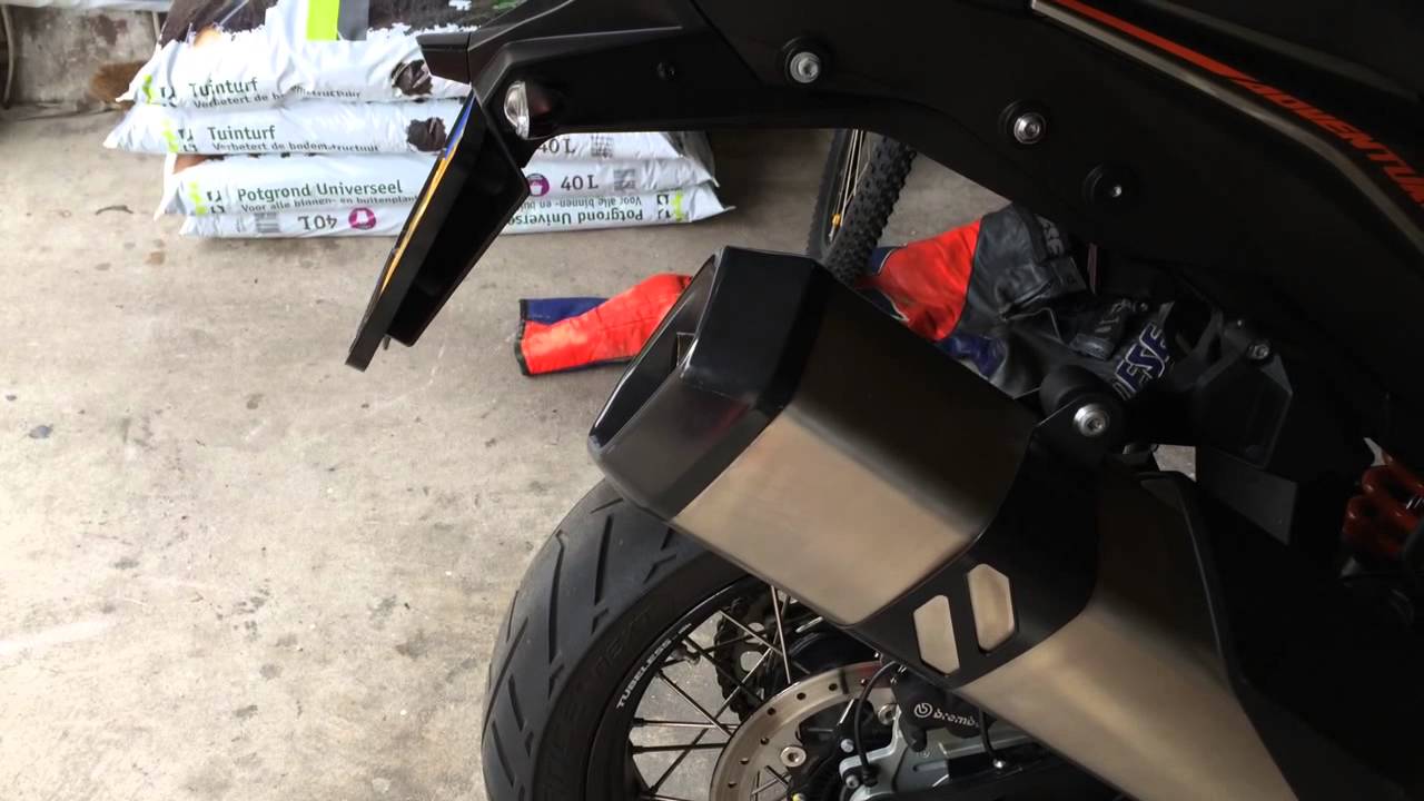 KTM 1190 Adventure  remove baffel