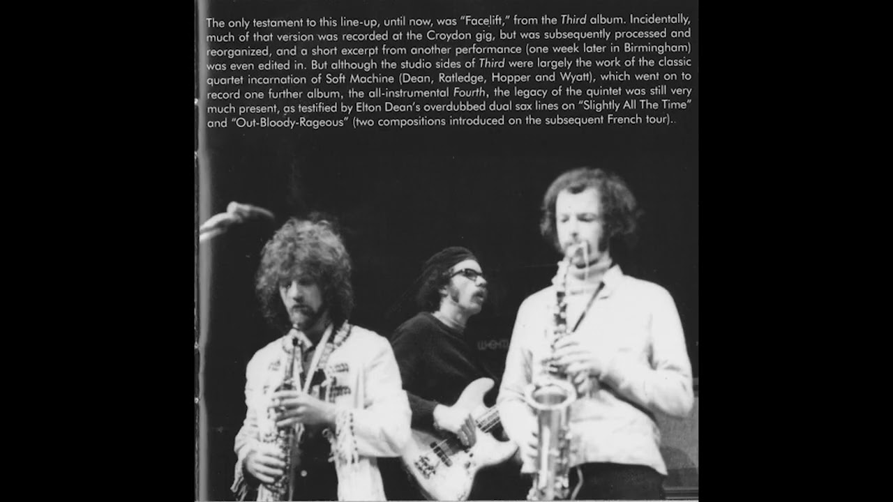 Soft Machine - Noisette / Backwards / Mousetrap (Live at Fairfield Hall)