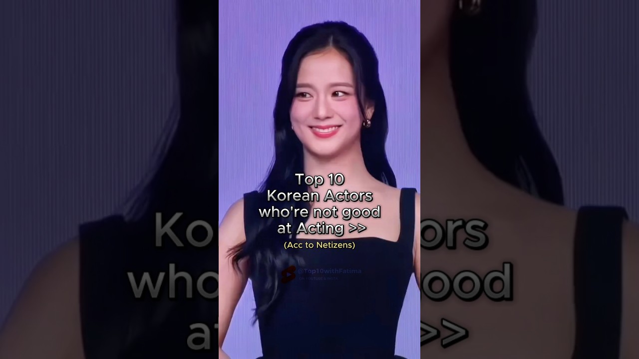 Korean Celebrities who are not good at acting #kdrama #kdramalovers #shorts