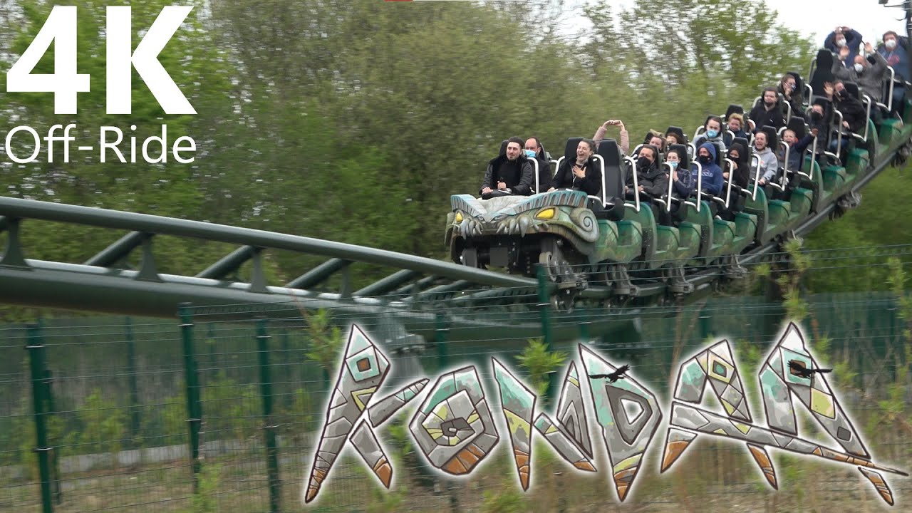 Kondaa - 4K UHD Off-Ride - Walibi Belgium - Intamin Mega Coaster - Opening Day - New 2021