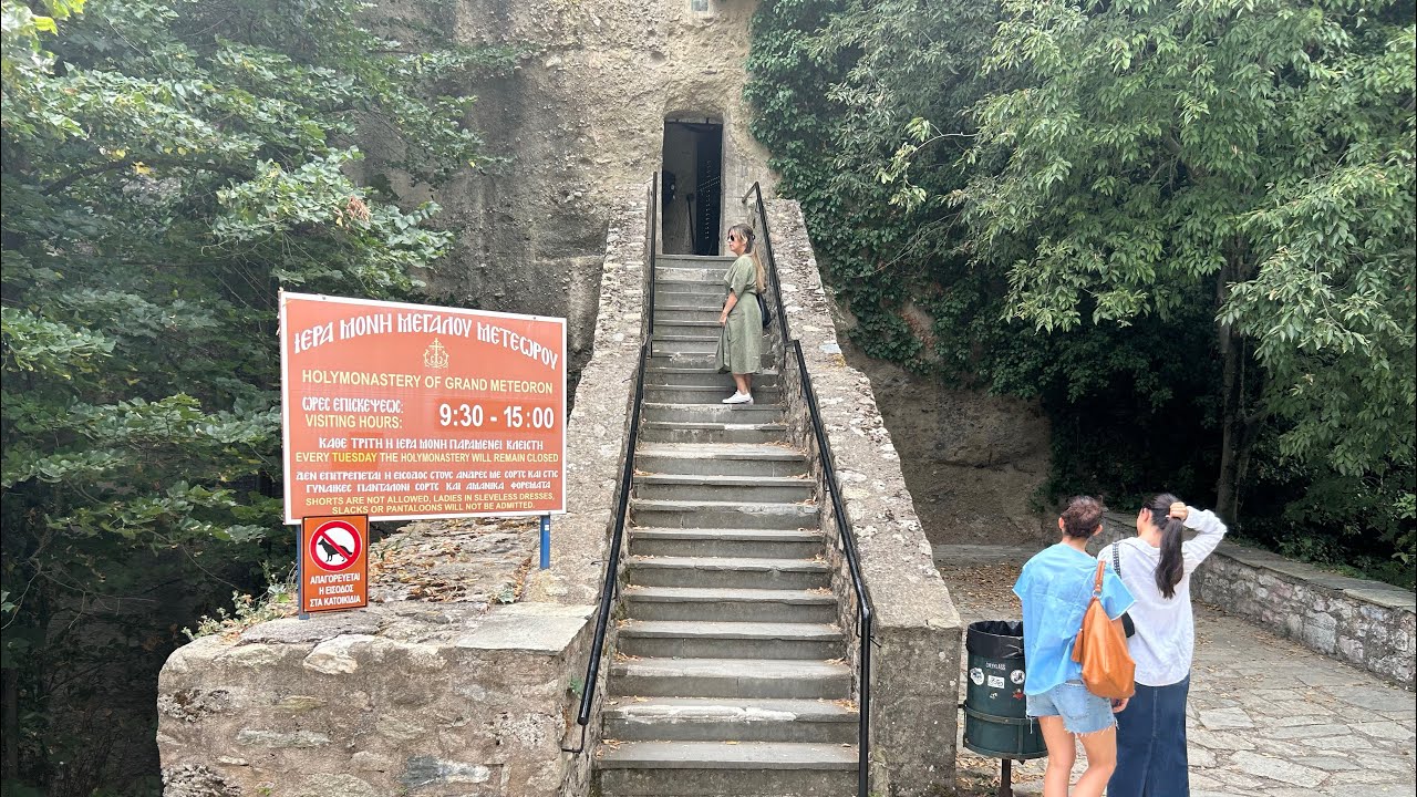Meteora 2023 , visiting Agios Stefanos (Saint Stephen) and The Great Meteoron  Monasteries