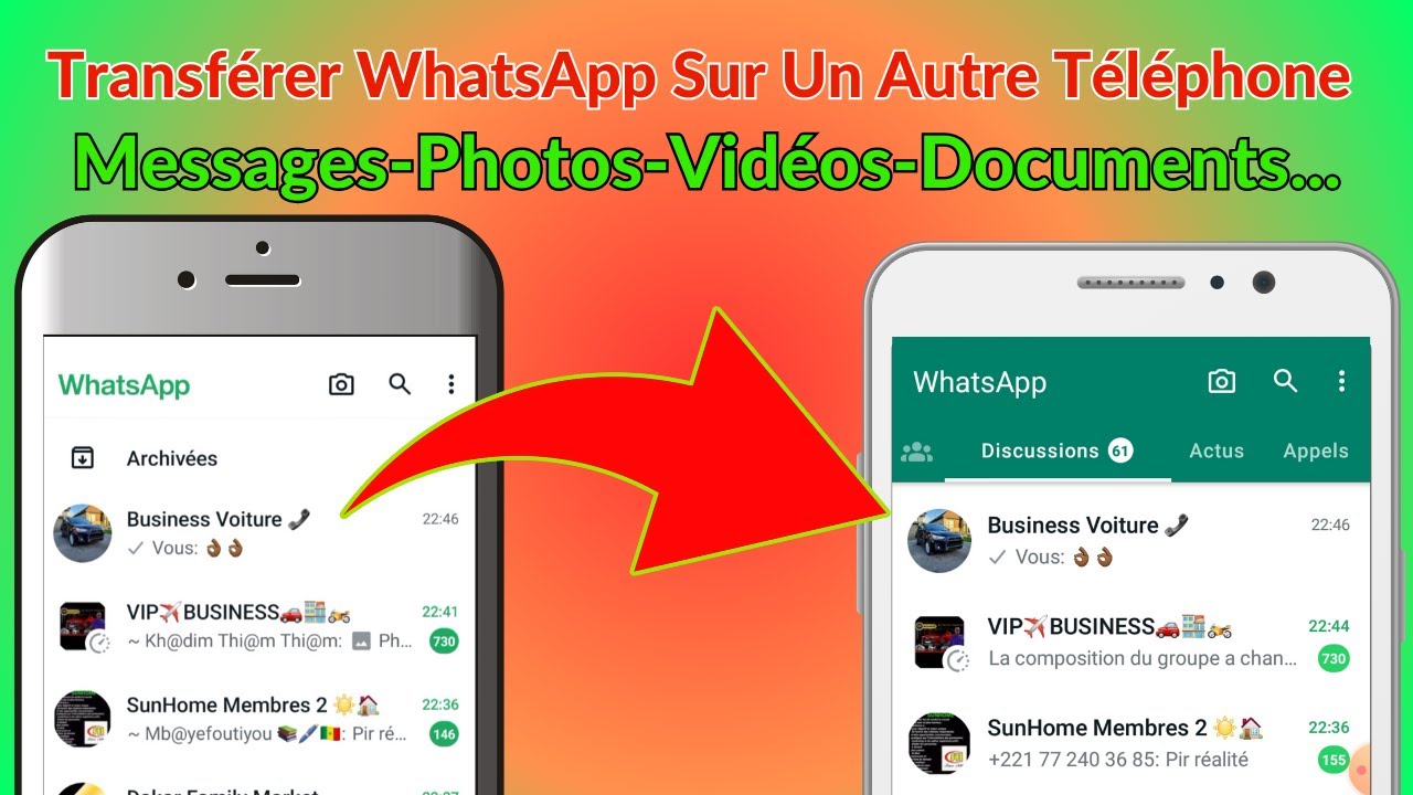 Comment Transférer Whatsapp Sur Un Nouveau Téléphone ?