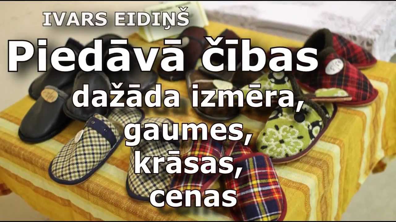 Ivars Eidiņ&scaron; - gatavo čības, sniedz skrodera pakalpojumus