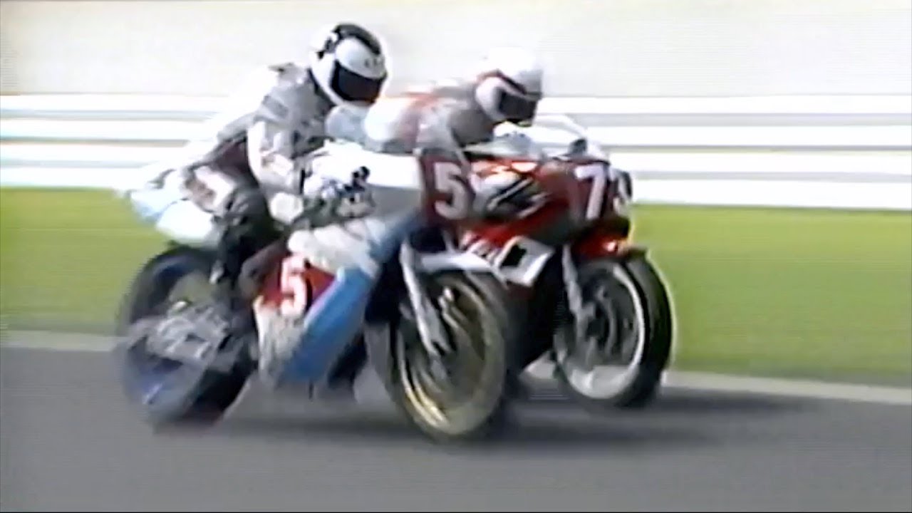 1986 TT-F1 Rd.8 SUGO "辻本聡 ヨシムラGSX-R コースレコードP.P.  ホールショット 出場レース全戦優勝 ２位に島田進 RGΓ”