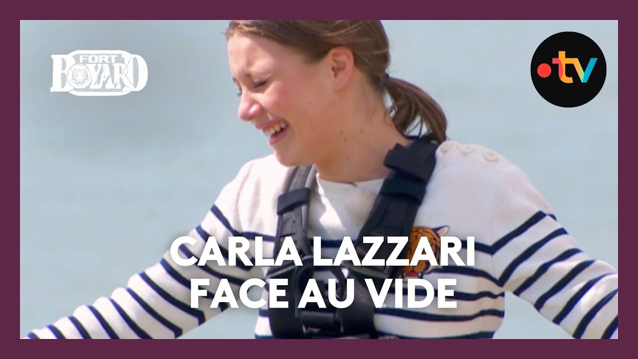 Carla Lazzari fond en larmes sur la passerelle du saut de l'ange