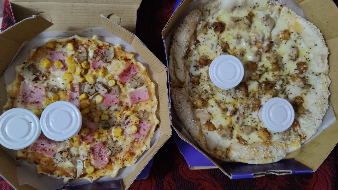 Digger Pizza 🍕 😋 | Digger Dhanmondi | Meaty Mushroom Ham Pizza and Prawn Chicken Alfredo Pizza