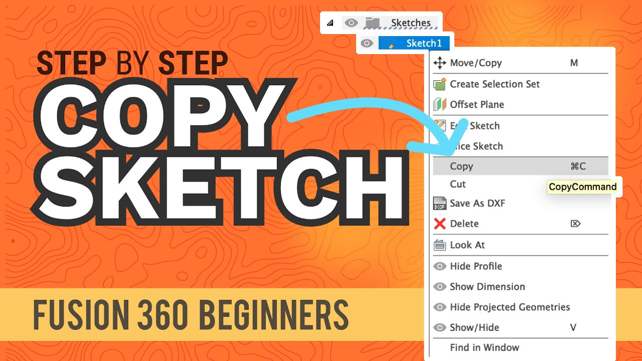 Copy and Paste Sketches and Components in Fusion 360