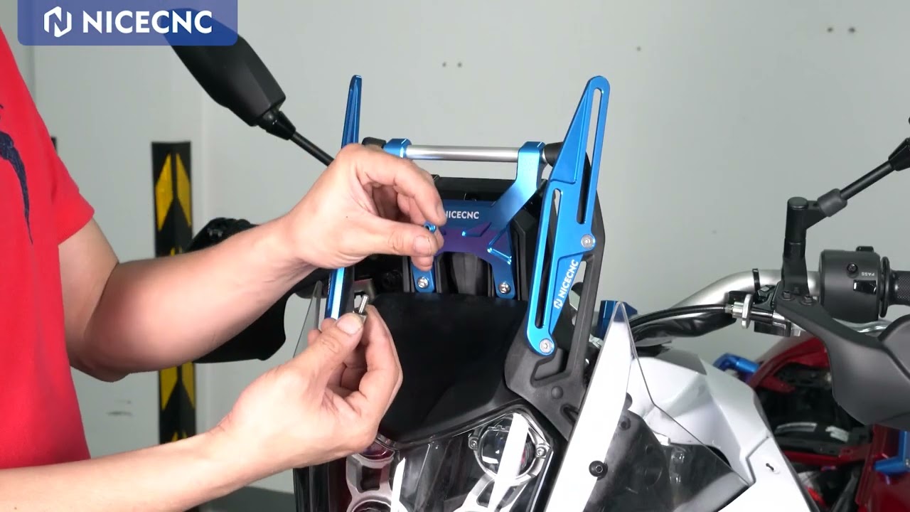 Windscreen Adjusters Windshield Bracket & Dash Stabilizer For Tenere 700