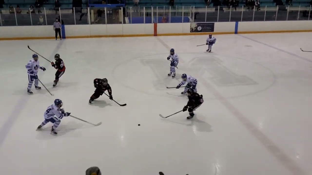 2022-23 GTHL U13 Under 13 AAA Toronto Marlboros Mississauga Senators hockey action GOALS
