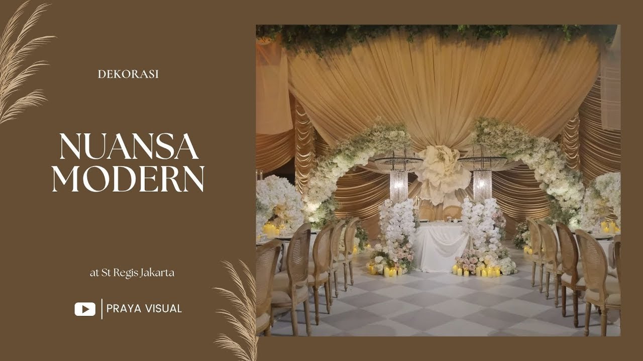 4K Dekorasi Resepsi di St Regis Jakarta - Al Ghazali & Alyssa