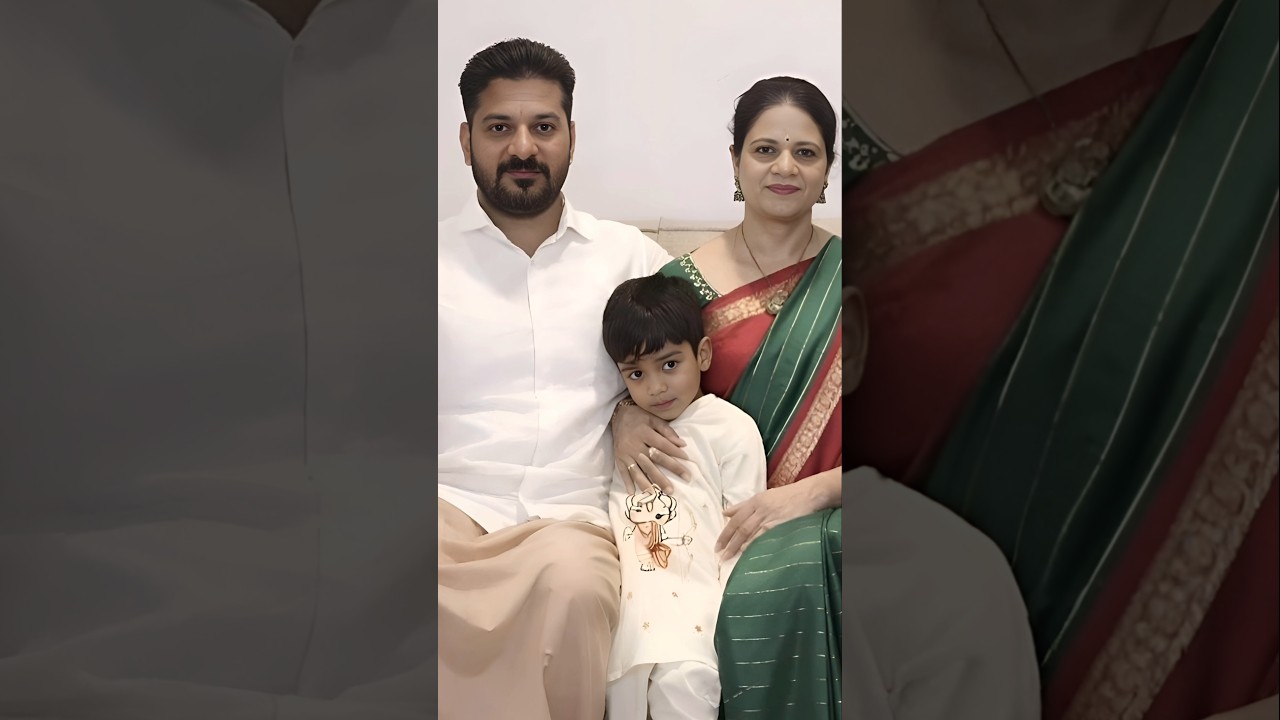 Revanth Reddy 🥰 family 