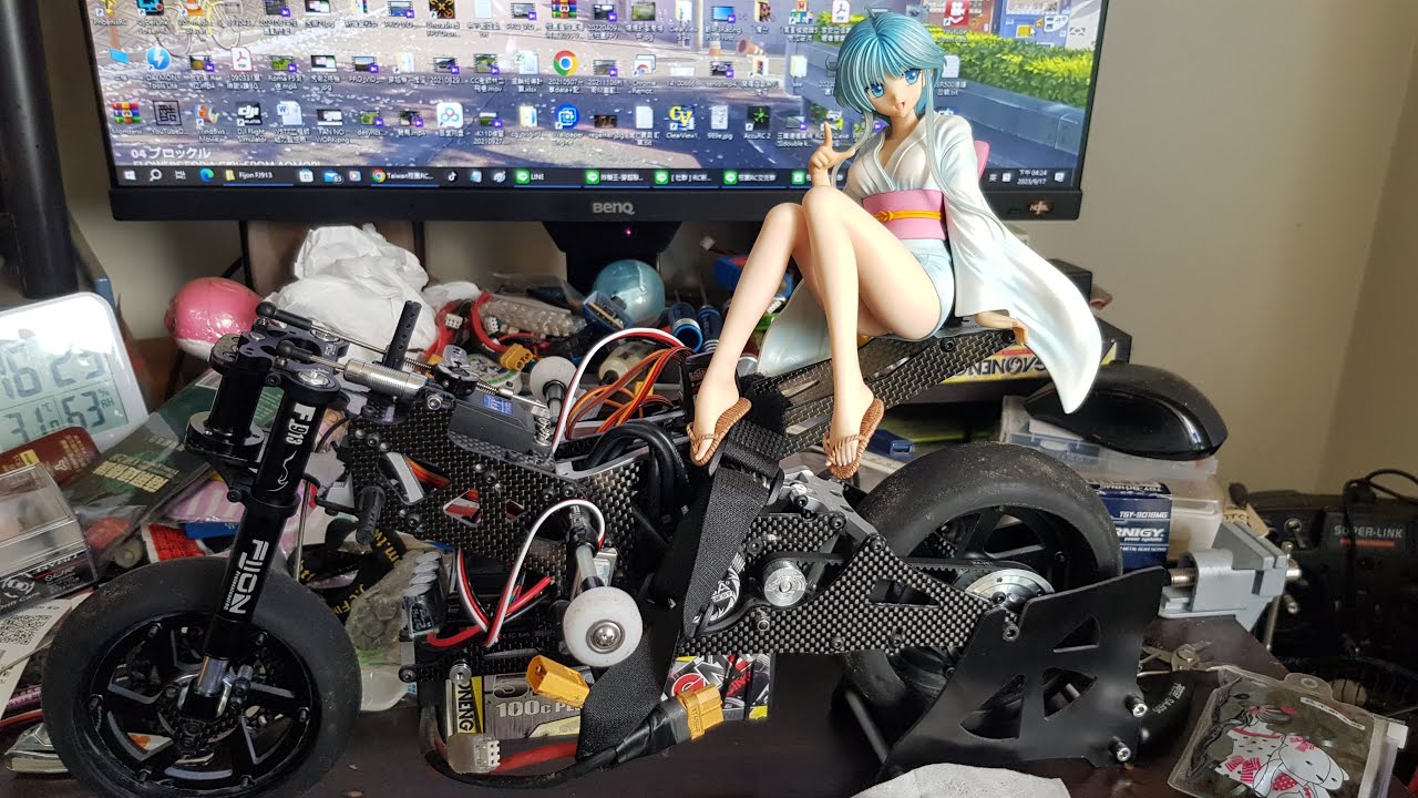 RC Bike - 1/5 scale motorcycle Fijon FJ913 | 無頭騎士 | 遙控摩托車 | 賽道猴子的一生 |