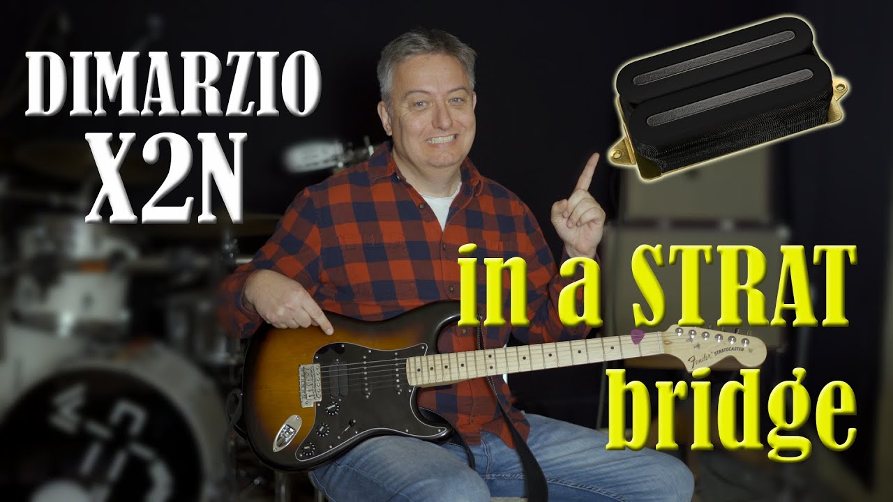 Stratocaster with Dimarzio X2N