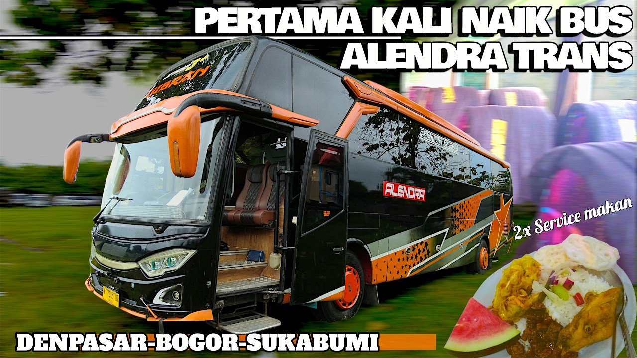 Pertama Kali Coba Bus Alendra Trans‼️ Denpasar–Sukabumi! Cepet Banget #Part2