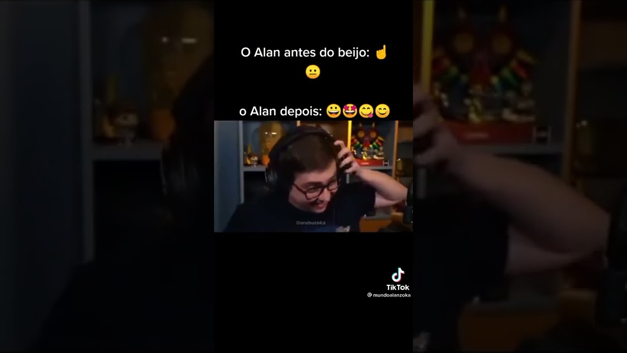 Alan e Maethe s&atilde;o t&atilde;o piticos se beijando em live 🥺🥰