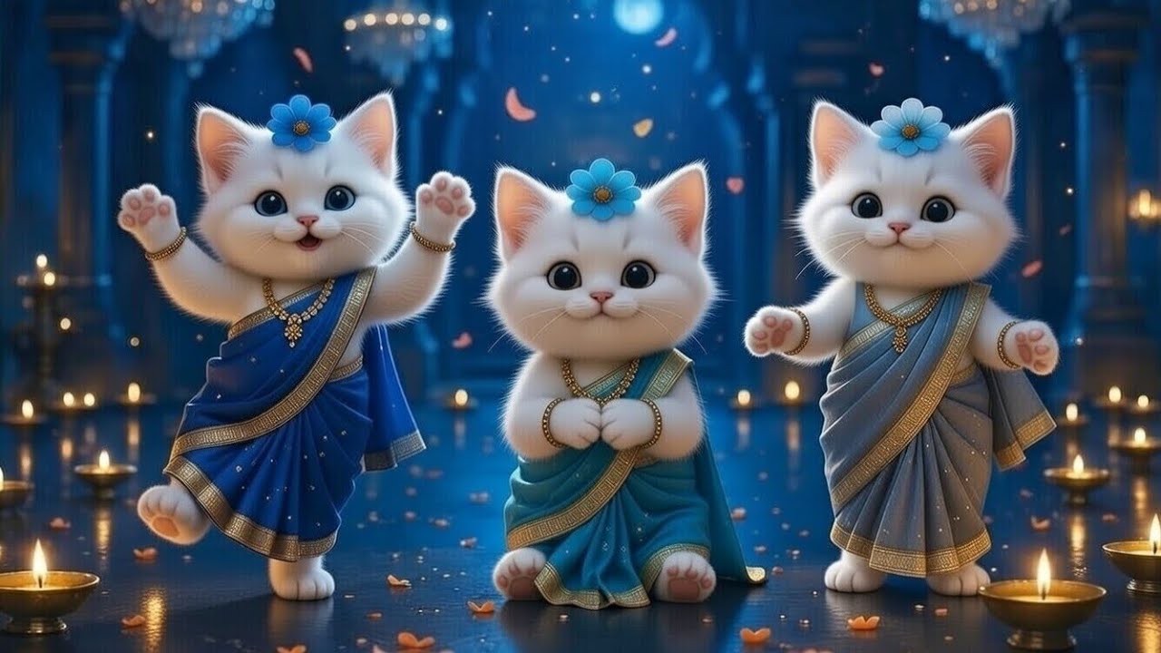 बिल्ली डांस | Cutest Cat videos funny dance🤣💃Dance Videos for cats 