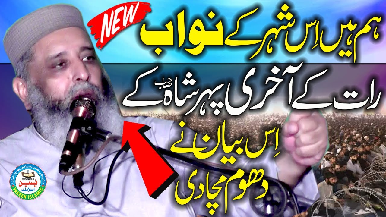 Ham Is City Ke Nwab Hein || Narowal Me New Bayan By Molana Sayyad Sabtain Shah Naqvi Sahib || 2025