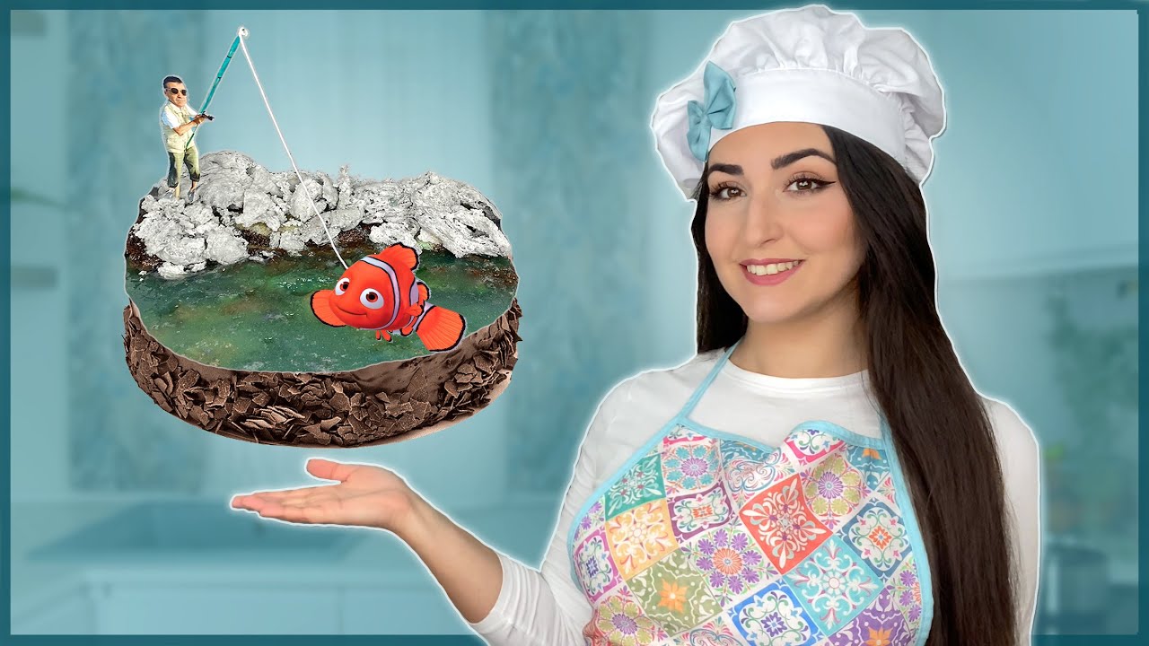 🎣 Tarta de PESCA para el DÍA DEL PADRE 🎂| La Pelo 🎣