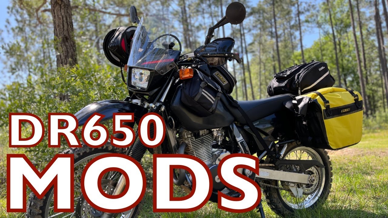 Easy & Usefull Suzuki DR650 Modifications