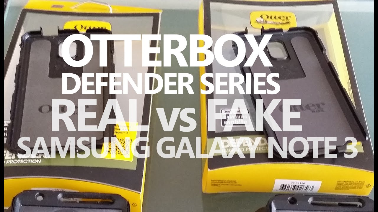 Otterbox Defender Series for the Samsung Galaxy Note 3 *REAL vs FAKE*