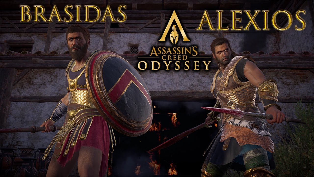 Alexios Meets The Tough Spartan Brasidas | Alexios and Brasidas Cutscene - Assassin's Creed Odyssey