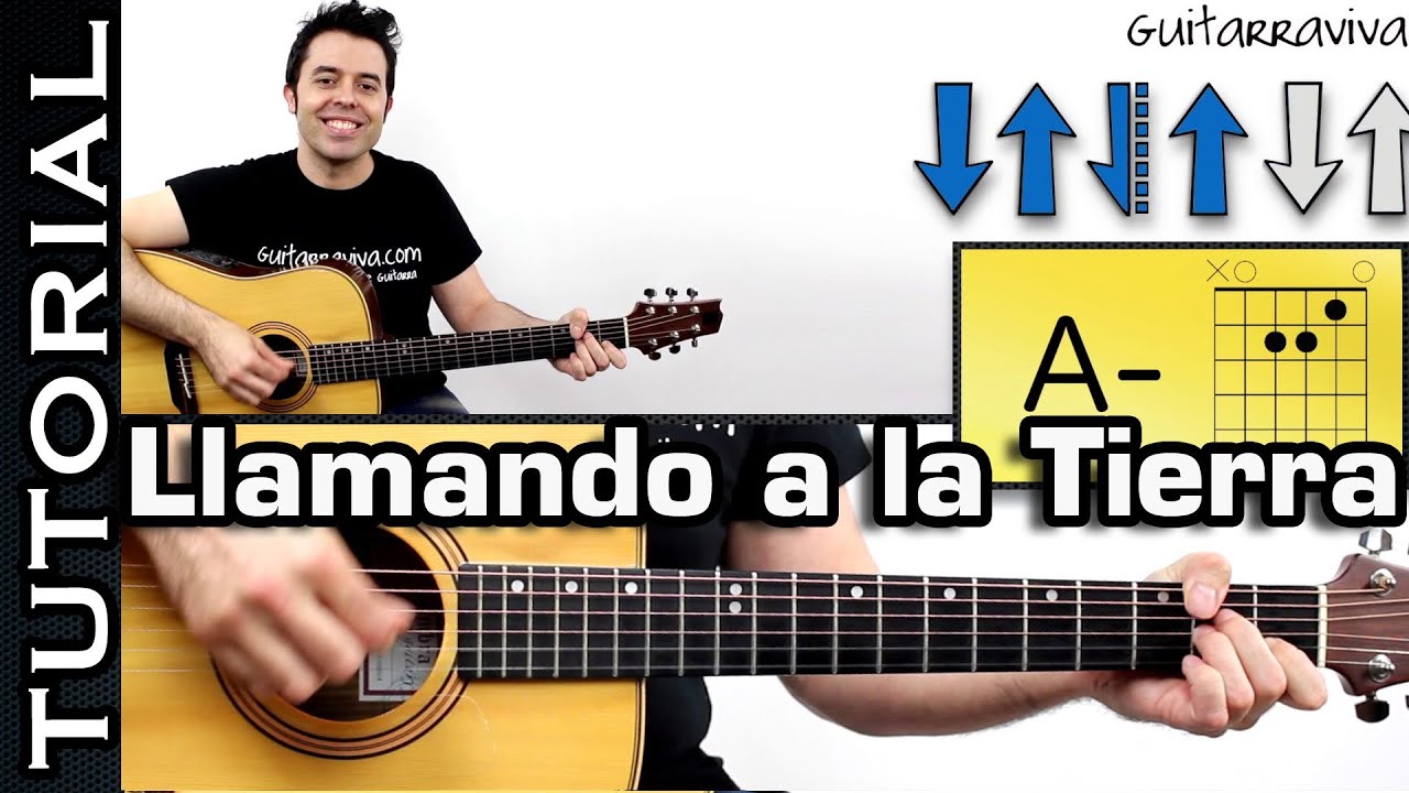 Como tocar LLAMANDO A LA TIERRA de M Clan en guitarra MUY FACIL!