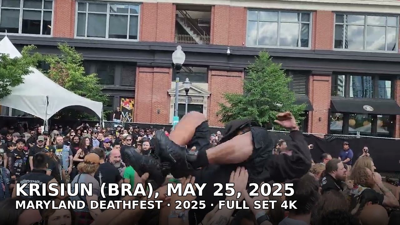 KRISIUN (BRA), May 25, 2025: live full set, Maryland Deathfest