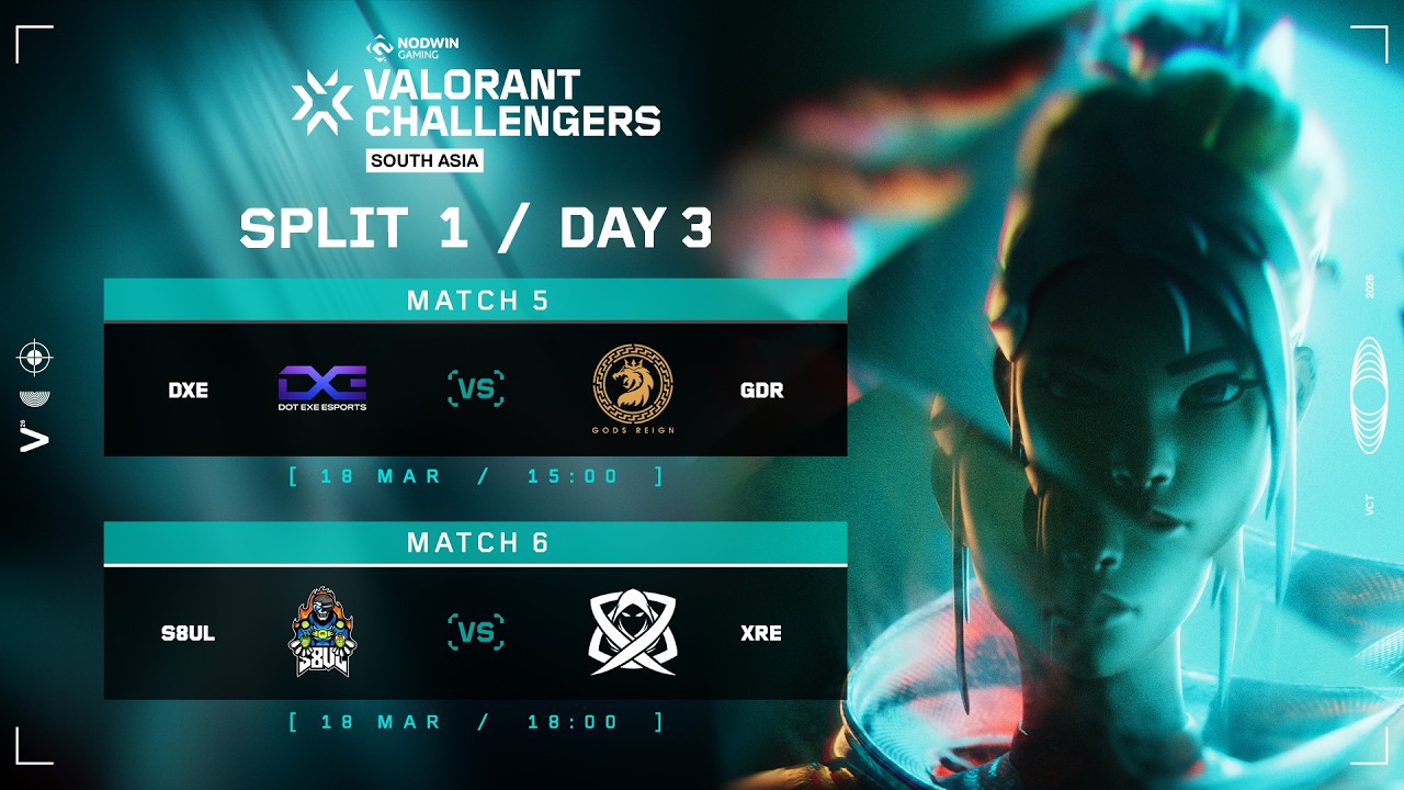 VALORANT Challengers South Asia 2026 Split 1: Day 03