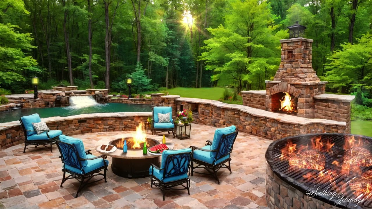 Father's Day Backyard BBQ: A Sweet Summer Grilling Ambience
