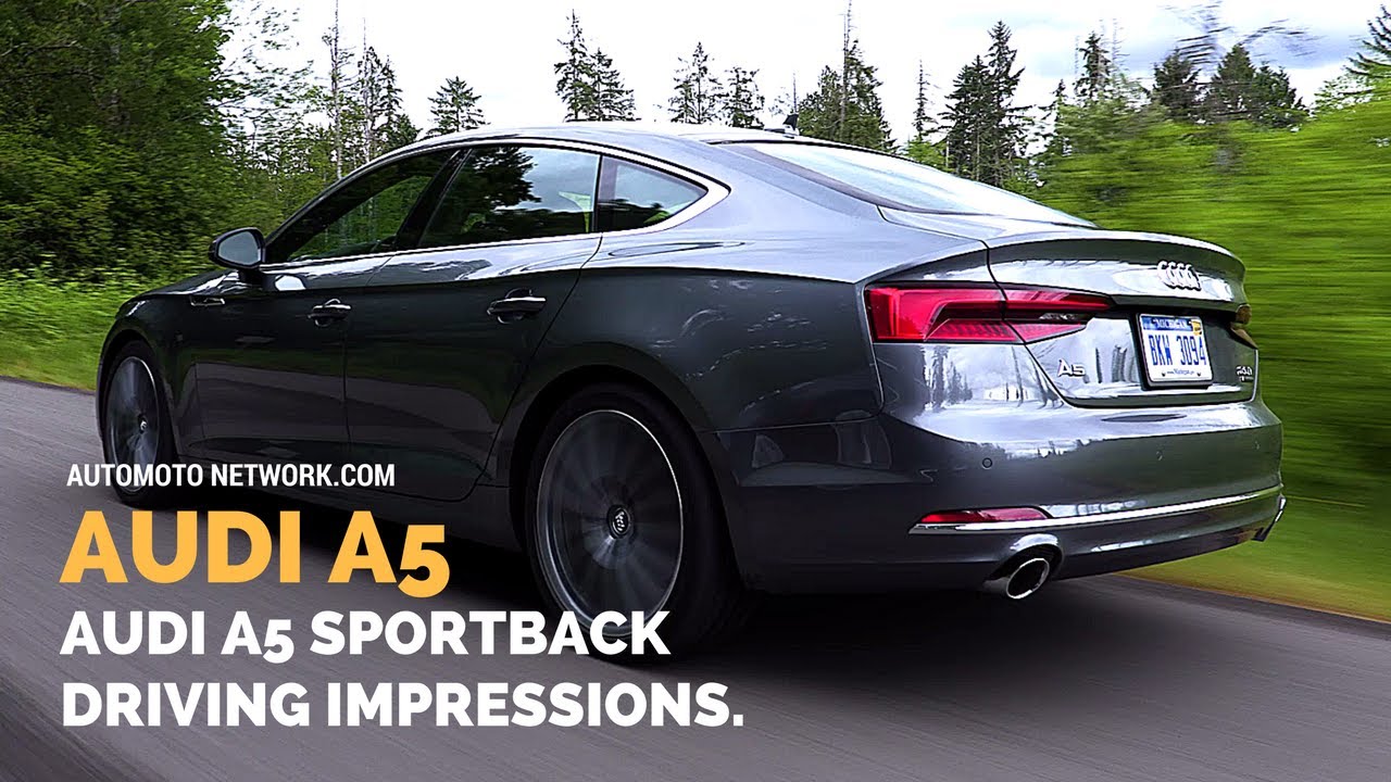 2018 Audi A5 Sportback(US Spec) | Driving Impressions & Interior Design.