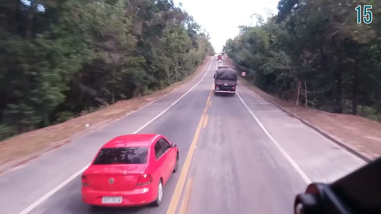 ÁGUIA BRANCA BUSSCAR DD VIAJANDO PELA REGIÃO DE SOORETAMA, ES - BRASIL