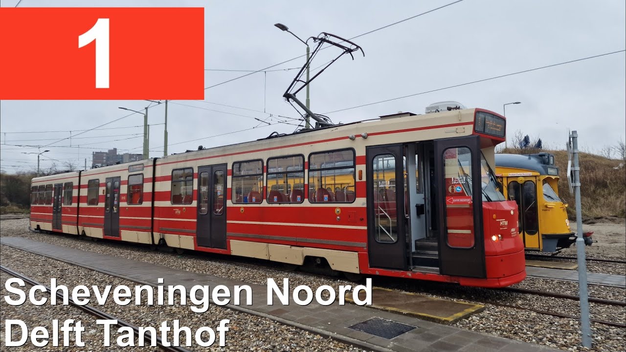 HTM lijn 1: Scheveningen Noord - Delft Tanthof | HTM 3110 | 2024