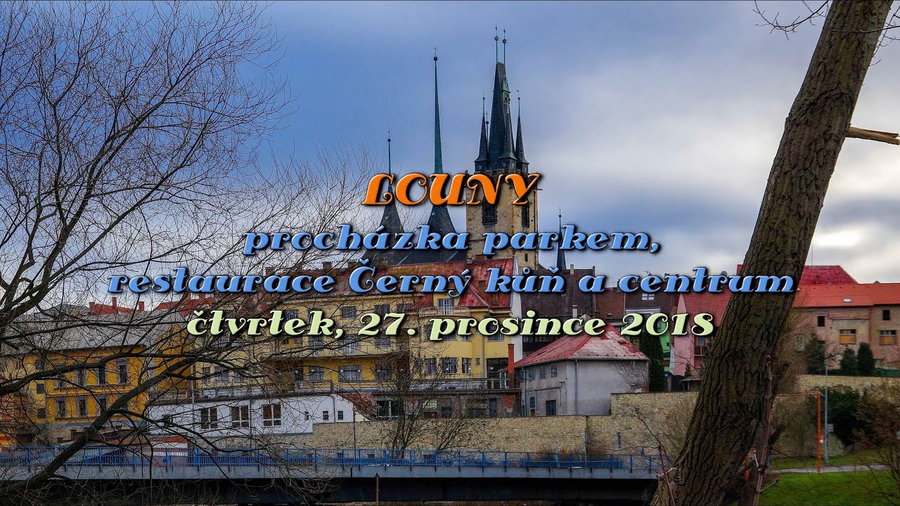 Louny - procházka 27.12.2018, 4K