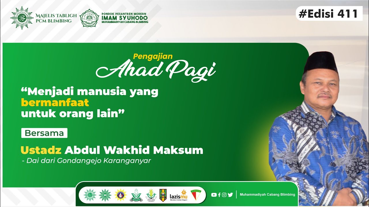#AHADPAGI | Ustadz Abdul Wakhid Maksum |  