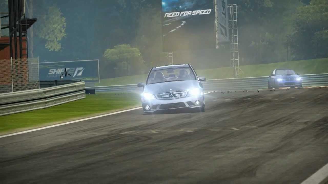NFS Shift 2 Unleashed: Mercedes-Benz C63 AMG on Nordschleife Aremberg [HD]