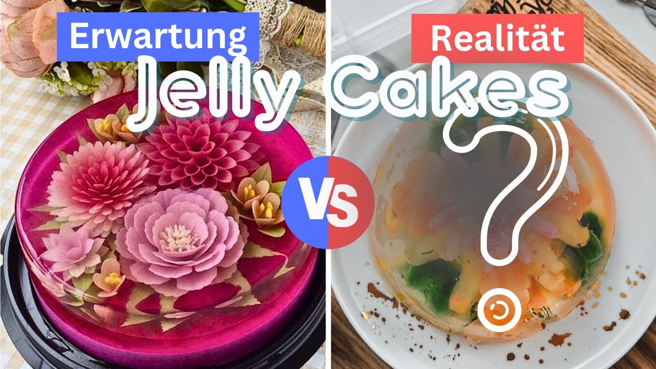 Jelly Cakes: Erwartung vs. Realität - Was wirklich passiert, wenn eine Konditorin sie macht!