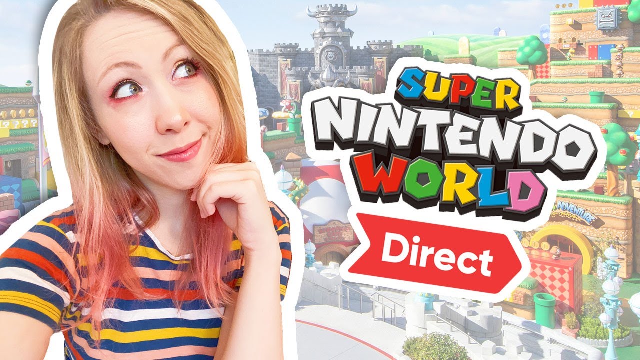 Cause I am so excited for Super Nintendo World! - Direct Reaction