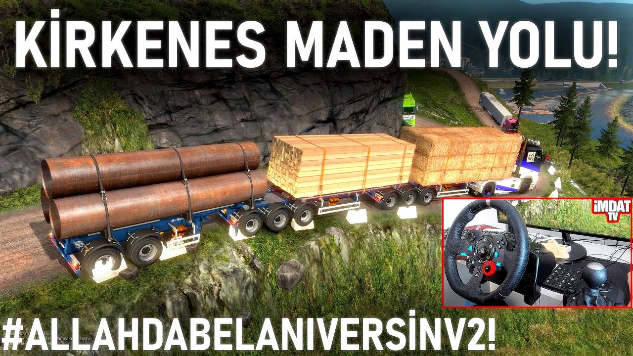 DÜNYANIN EN SAÇMA TIRINI GÖRDÜM DELİRDİM! - KİRKENES MADEN YOLU - ETS 2 MP ProMods G29