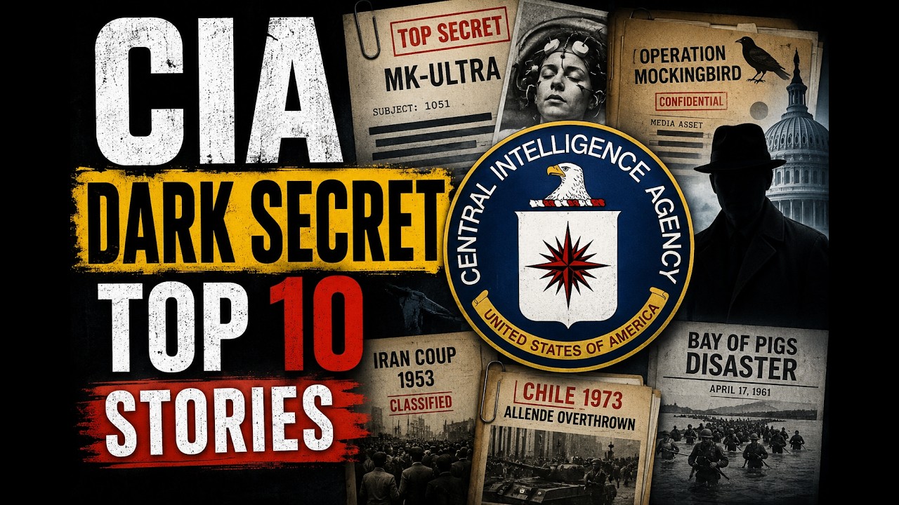 CIA Dark Secrets: Top 10 Most Shocking CIA Operations Ever Revealed