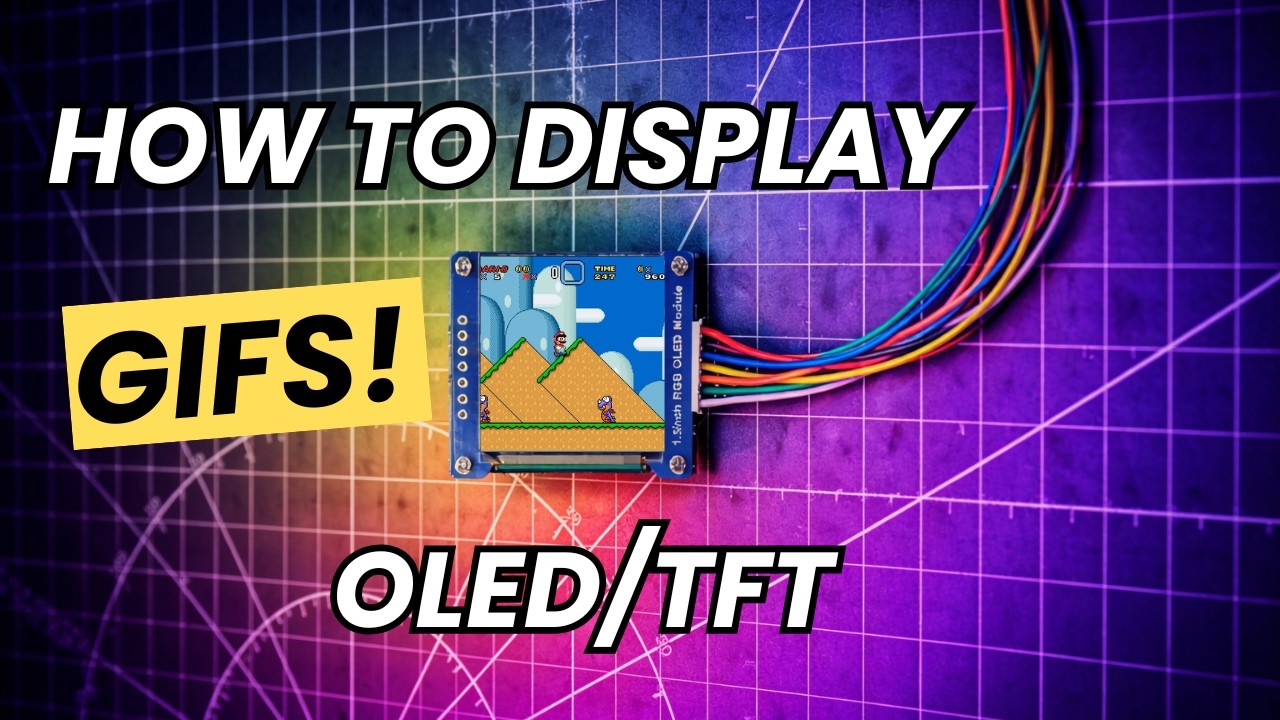 How to Display Animated GIFs on OLED/TFT with ESP32