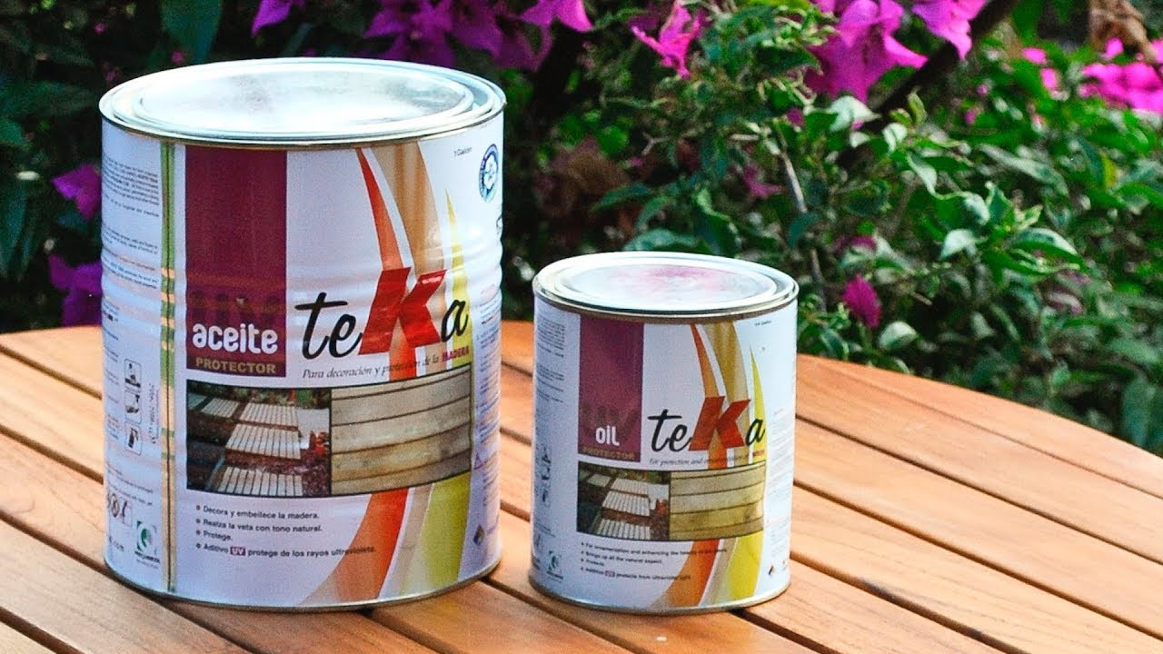 Aceite TEKA (Humectante natural para madera)
