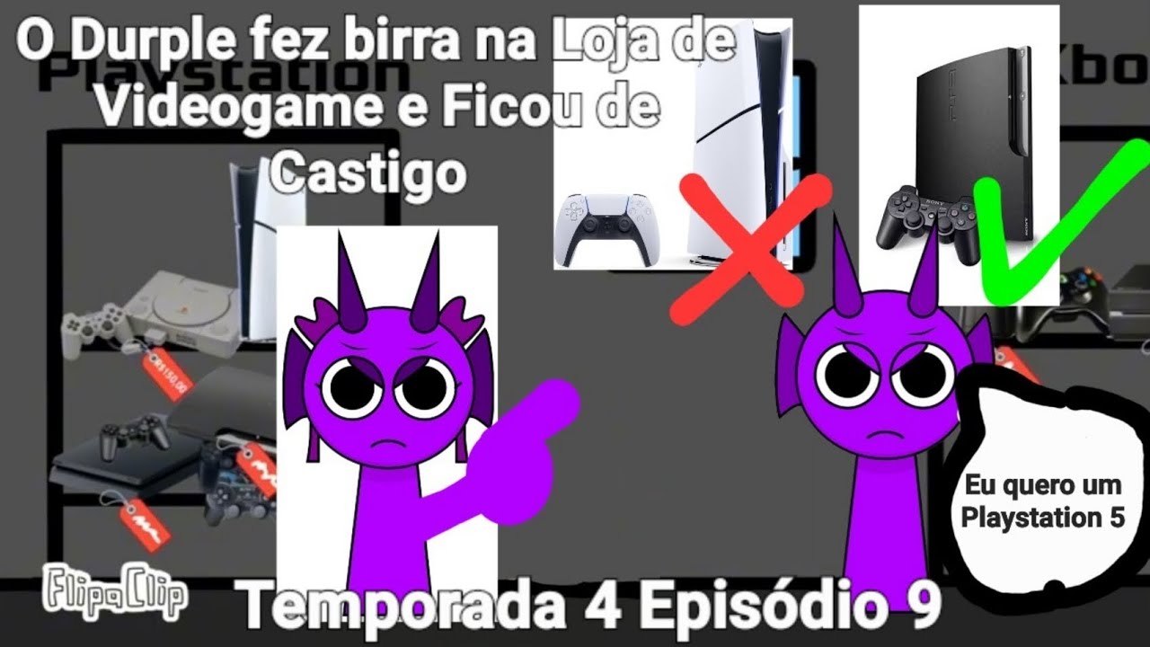 O Durple fez birra na Loja de Videogame e Ficou de Castigo ( Temporada 4 Episódio 9 )